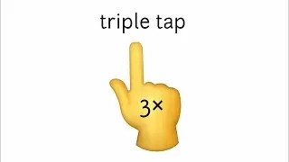 Triple tap this video to watch it