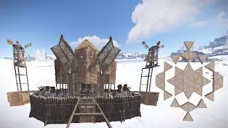 The best 2x1 small group base \ wide gap\ pixel gap \ compound peek's \ Rust Base Design