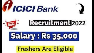 ICICI Bank Deputy Manager Guaranteed Job | By ICICI PO Program Salary 35K