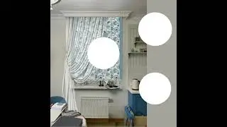 Текстильные зарисовки. Варианты оформления окна в кухне
