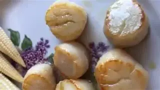 Гребешки филе жареные, морские дикие - простой рецепт
