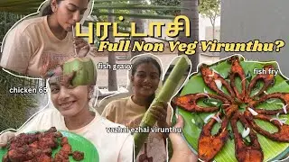 A Chill DAY IN MY LIFE🧏‍♀️ | NON VEG FEAST 🐔🍗during purattasi🐟 | meeting my nanny after a long time