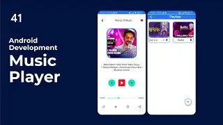 41.Implementing Runnable SeekBar | Music Player Application | Android Development Kotlin in Hindi