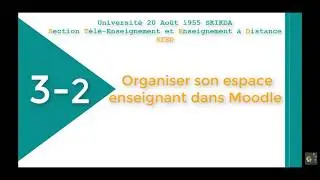 3.2 Organiser son espace de cours