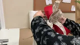 How to with Anna: create a snowy iced CEDAR BELL DROP for lanterns, wreaths & other Christmas decor