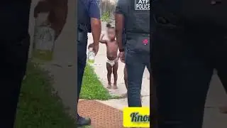 Four years old Toddler fight police officers while contacting a search warrant of mudder