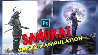 Cara membuat MANIPULASI FOTO SAMURAI | Tutorial Photoshop | Free Stock Images