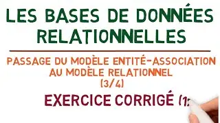 Bases de Données Relationnelles - Modèle Entité Association Exercice Corrigé (3/4)