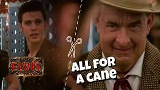 Editor'Guts Elvis. All for a cane