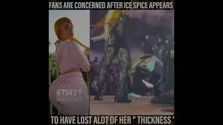 Did Ice Spice lose her “ thickness “ ⁉️ #shorts