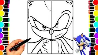 Sonic Coloring Pages NEW Coloring and Draw Sonic Coloring Compilation sonic and shadow