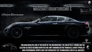 Maserati GranTurismo S (2009).The ultimate expression of the coupé's sportiness.