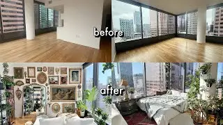 Downtown LA Apartment Transformation | Bohemian Jungle X Thrifted Antique Maximalism