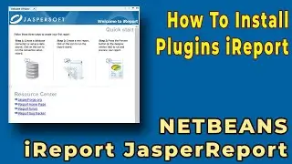 How To Install Plugin iReport Netbeans
