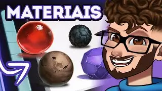 Aprenda PINTURA DIGITAL desenhando MATERIAIS!