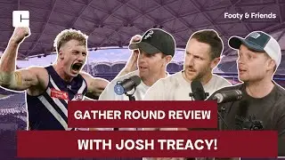 Josh Treacy joins us to chat sausage rolls, goals & Gather Round! [Footy & Friends #15 2025]