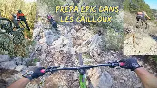 On engage en enduro dans d'la vrai caillasse ! Avec les sociétaires Ethan et Martin !