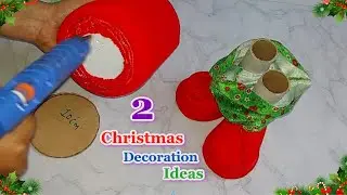 2 Genius Christmas Decoration idea from waste Ordinary Materials | DIY Christmas craft idea🎄