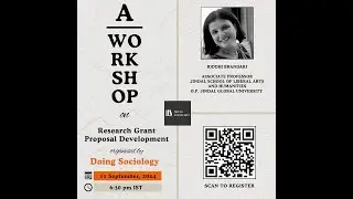 Research Grant Proposal Development: A Session With Riddhi Bhandari