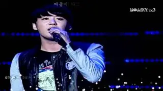 JYJ - Fallen Leaves LIVE [eng sub + kara roman hangul]