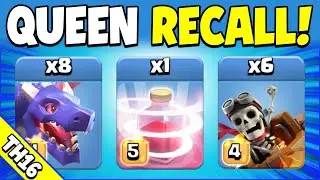 Queen Recall + Dragons = UNSTOPPABLE!!! TH16 Attack Strategy (Clash of Clans)