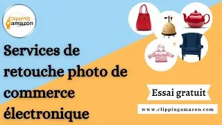 Services de retouche photo de commerce électronique