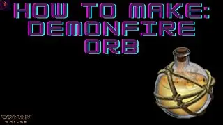 Making Demon fire Orbs