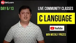 Operators in C Language | Community LIVE Class | Day-6