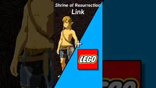 LEGO Shrine of Resurrection Link From Zelda: Breath of the Wild #shorts