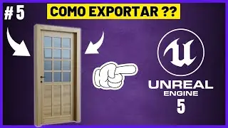 Como Exportar Uma Porta Para Unreal Engine 5 | Do Blender Para Unreal