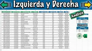 Funciones Izquierda y Derecha | Caso Práctico