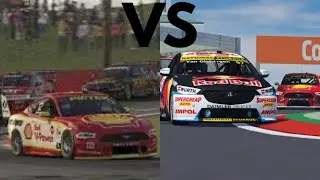 Roblox vs iRacing Hotlap Comparison (V8 SUPERCAR @ BATHURST)