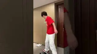 学路冲第一步 战胜恐惧😱 #童锦程 #可爱小猪 #江南第一深情