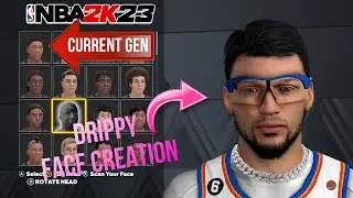 DRIPPY FACE CREATION 2K23 CURRENT GEN!! 🔥🥶