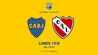 FUTSAL AFA ♀️ 4ta | Fecha 20 | Boca Juniors 🆚 Independiente