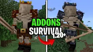 El MEJOR ADDON de JEFES para Minecraft Bedrock y pe 1.20 💀