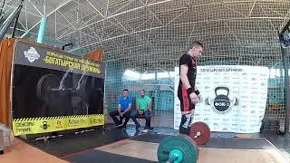 Сизов Денис рывок 3 подход 92 кг