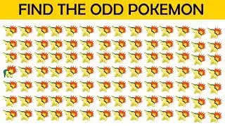 Can You Find The Odd Pokemon | Spot the Difference Pokemon | Find The Difference