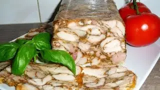 Домашняя ветчина с курицей и беконом