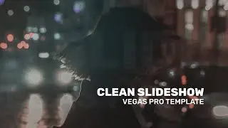 Clean Slideshow | VEGAS Pro Template