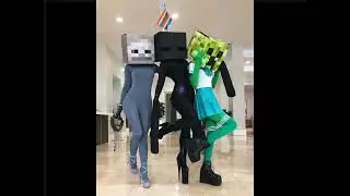 I put the roblox horror music to cursed minecraft images