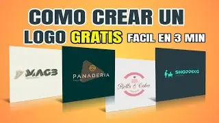 COMO CREAR UN LOGO GRATIS  FACIL EN 3 MINUTOS 2023