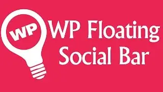 Floating Social Bar for WordPress - Horizontal Or Vertical