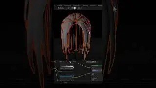create stylized hair shader #blender #texture #hairstyle #blendertutorial #blender for beginners