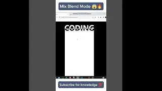 CSS Blend mode 🔥😱 