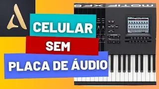 Como usar teclado controlador com celular sem placa de áudio