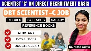 RCB DBT Scientist-C Exam Preparation Winning Strategy | Biodotcom | 