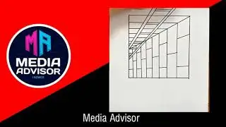 🔥How to Draw 3D illustration of stairs 🔥