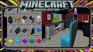 BEST FURNITURE ADDON FOR MINECRAFT PE 1.17-1.19 | Minecraft Bedrock Edition | loled furniture addon