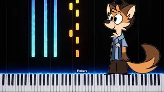 👮 Sheriff Hayseed Main OST - Piano -  Easy